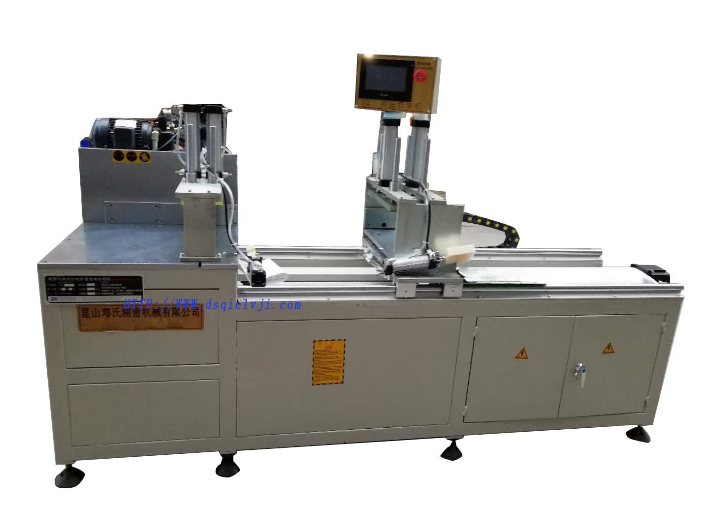 【鎮(zhèn)江】DS-A500鄧氏全自動鋁型材切割機，鋸切門窗丁字型鋁材